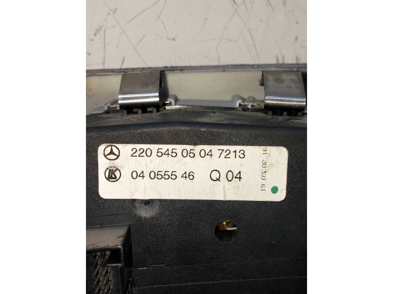 Recambio de mando luces para mercedes clase s (w220) berlina 500 (220.075) referencia OEM IAM 22054505047213  