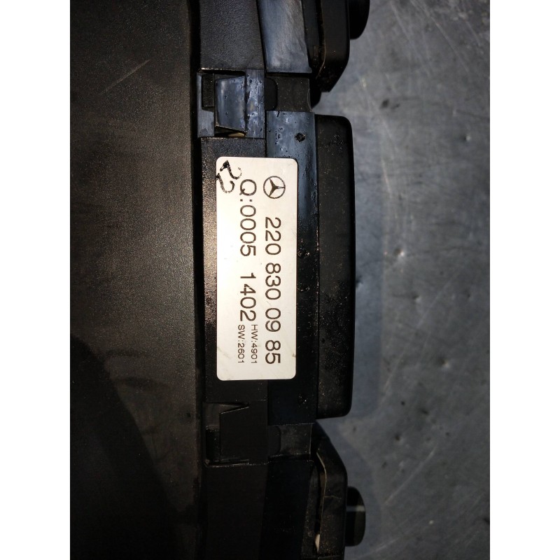 Recambio de mando calefaccion / aire acondicionado para mercedes clase s (w220) berlina 500 (220.075) referencia OEM IAM 2208300