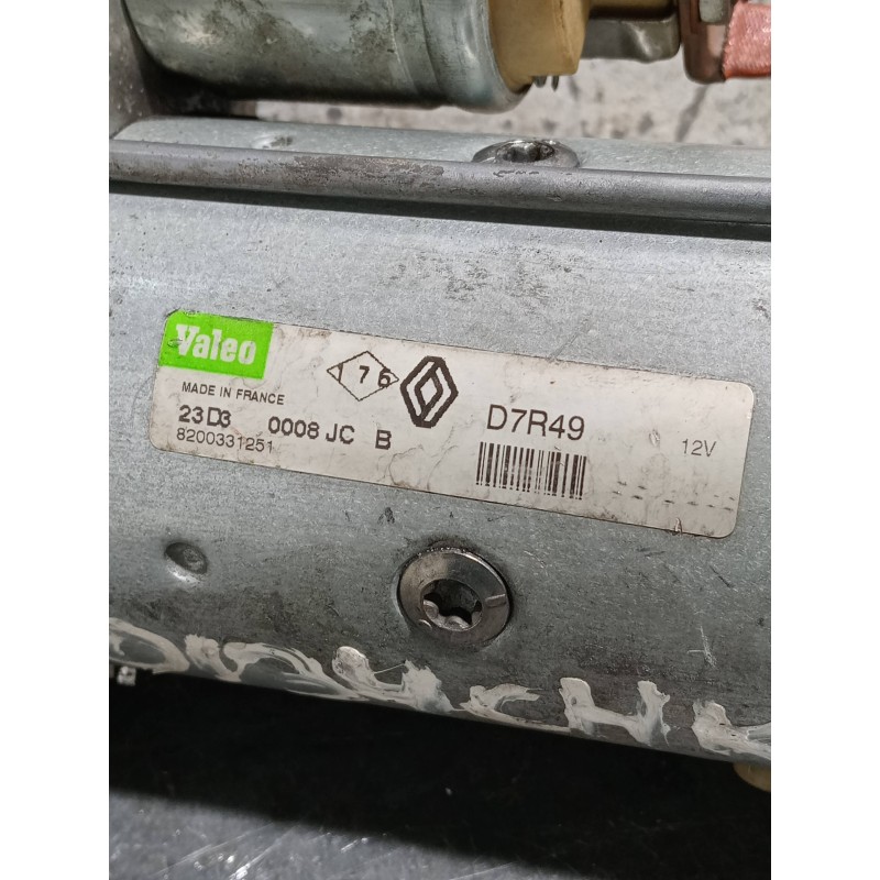 Recambio de motor arranque para renault megane ii berlina 5p referencia OEM IAM 8200331251  