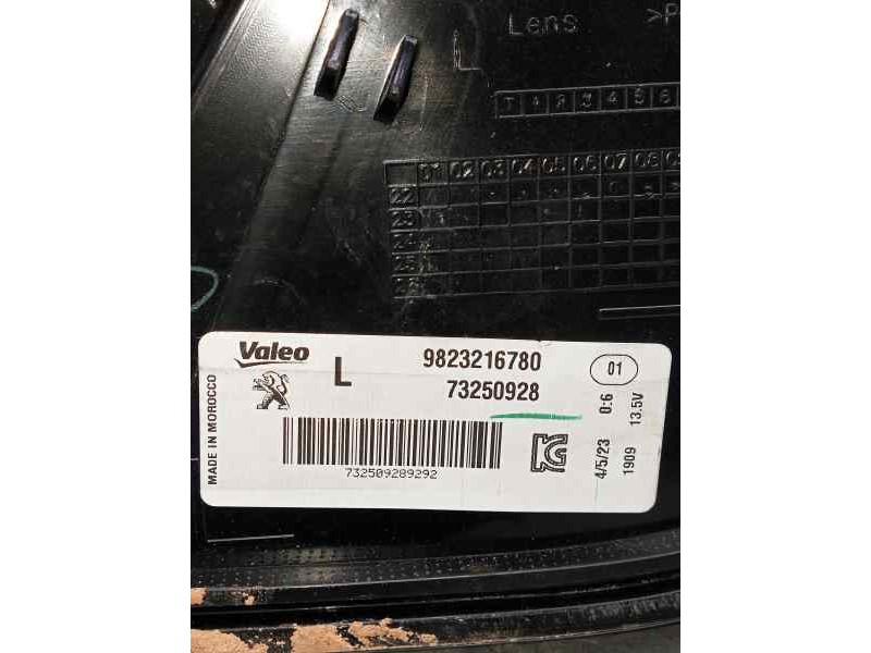 Recambio de piloto trasero izquierdo para peugeot 208 (p2) referencia OEM IAM 9823216780 73250928 