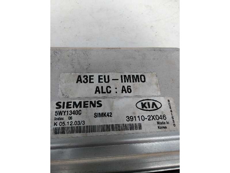 Recambio de centralita motor uce para kia rio 1.3 cat referencia OEM IAM 5WY1340C 391102X046 SIMK42
