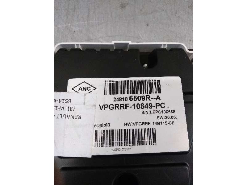 Recambio de cuadro instrumentos para renault captur 0.9 energy referencia OEM IAM 248106509RA 248106509RA 