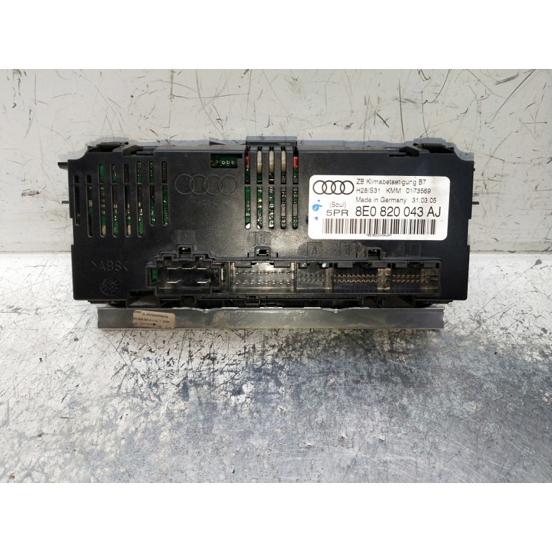 Recambio de mando calefaccion / aire acondicionado para audi a4 avant (8e) referencia OEM IAM 8E0820043AJ  