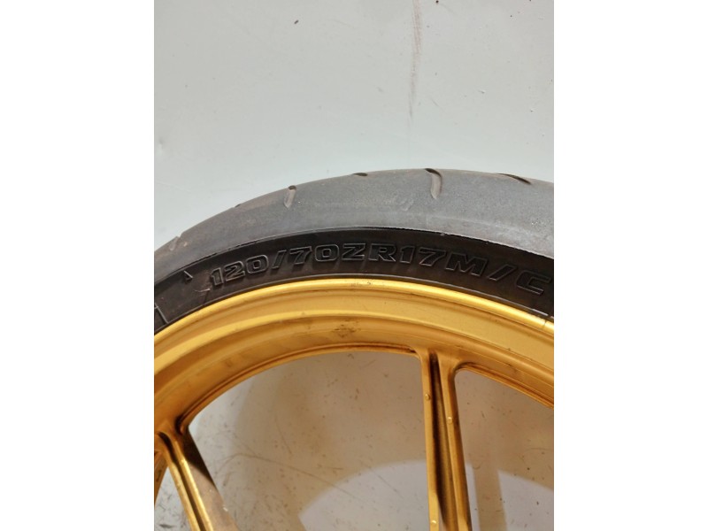 Recambio de llanta para kawasaki ninja zx-6 r/rr referencia OEM IAM  RUEDA DELANTERA 120 / 70 / R17