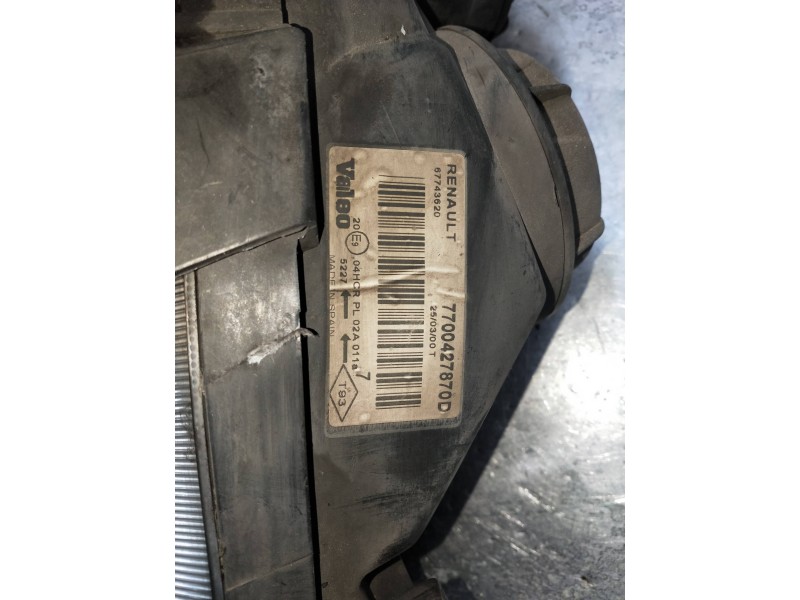 Recambio de faro derecho para renault megane i fase 2 gandtour (ka..) referencia OEM IAM 7700427870D  