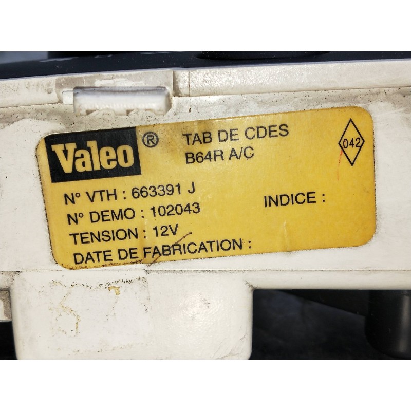 Recambio de mando calefaccion / aire acondicionado para renault megane i fase 2 gandtour (ka..) referencia OEM IAM   