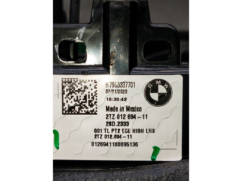 Recambio de piloto trasero izquierdo interior para bmw serie x3 (g01) referencia OEM IAM 2TZ01269411 28D2333 H7985337701