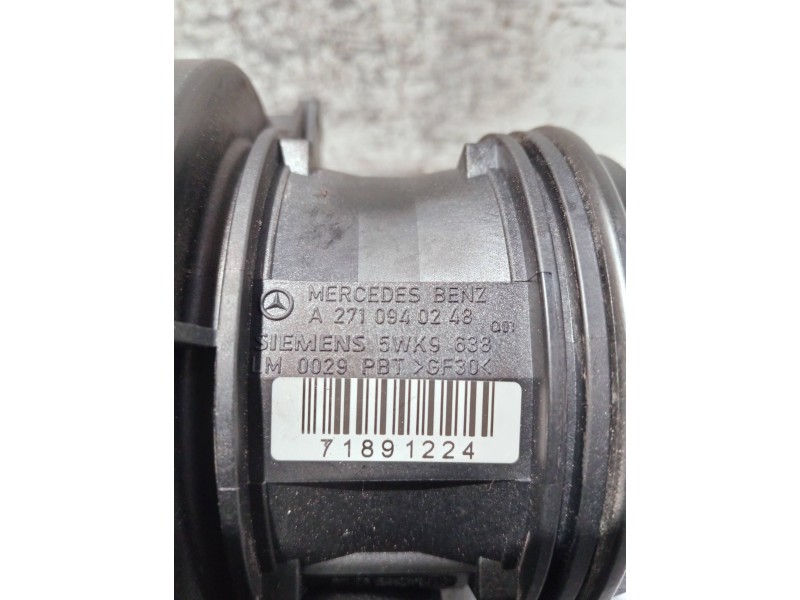 Recambio de caudalimetro para mercedes clase c (w203) berlina referencia OEM IAM A2710940248 5WK9638 