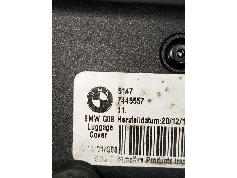 Recambio de bandeja trasera para bmw serie x3 (g01) referencia OEM IAM 5147 7445557 