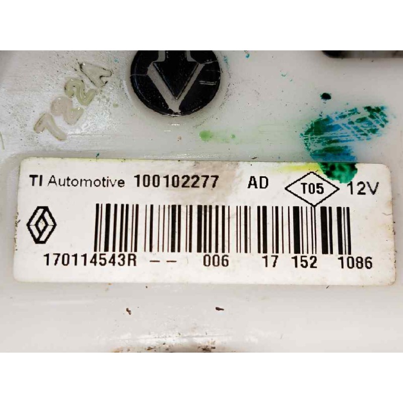 Recambio de bomba combustible para renault captur 0.9 energy referencia OEM IAM 170114543 100102277 AUTOMOTIVE AFORADOR