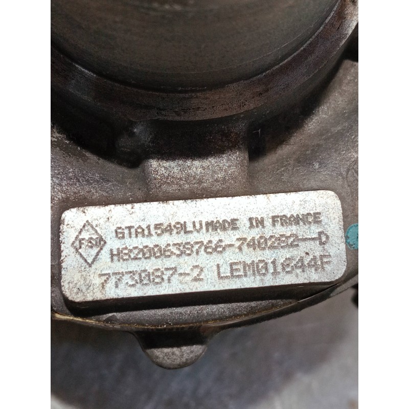 Recambio de turbocompresor para nissan qashqai (j10) referencia OEM IAM H8200638766 740282D 7730872