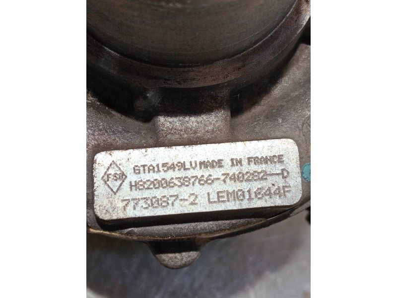 Recambio de turbocompresor para nissan qashqai (j10) referencia OEM IAM H8200638766 740282D 7730872