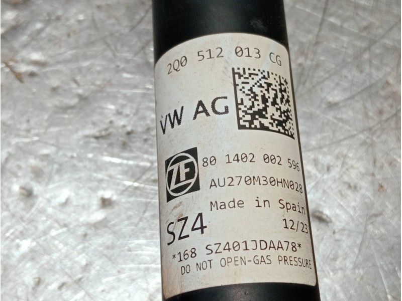 Recambio de amortiguador trasero para audi a1 sportback (gba) referencia OEM IAM 2Q0512013CG 801402002596 