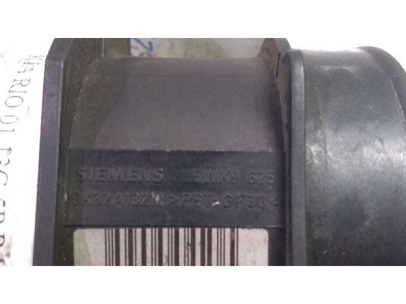 Recambio de caudalimetro para kia rio 1.3 cat referencia OEM IAM 5WK9625 OK32A13210 SIEMENS