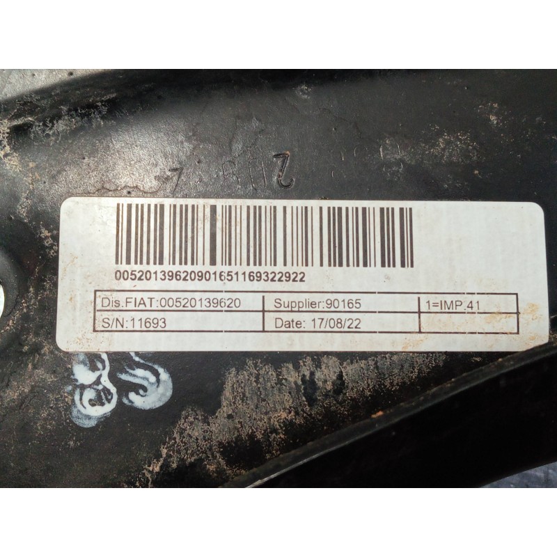 Recambio de brazo suspension inferior delantero izquierdo para fiat 500 312 1.0 hybrid referencia OEM IAM 00520139620  