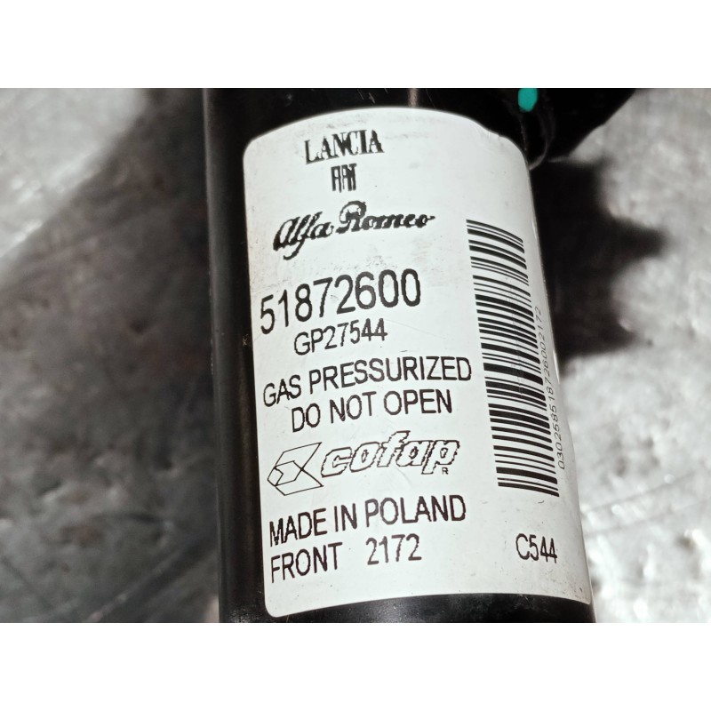 Recambio de amortiguador delantero derecho para fiat 500 312 1.0 hybrid referencia OEM IAM 51872600 GP27544 