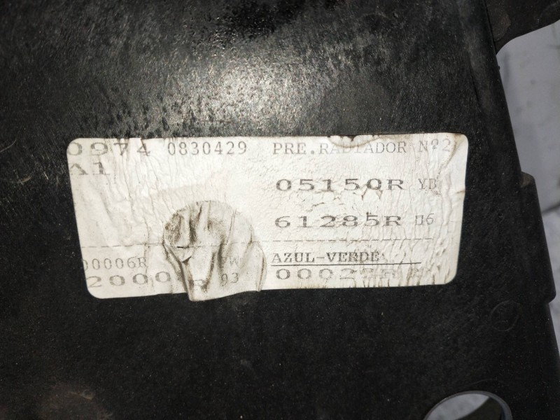 Recambio de panel frontal para renault megane iii berlina 5 p referencia OEM IAM 05150R 61285R 