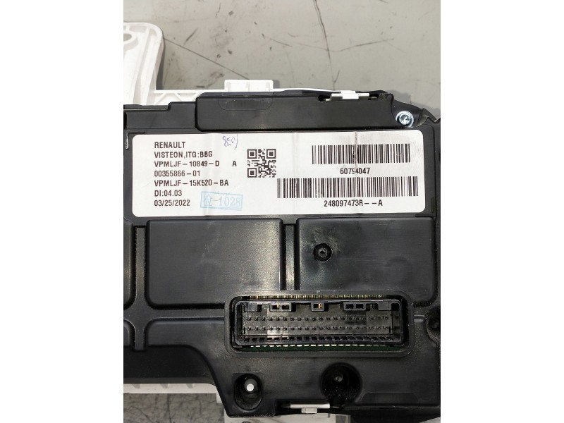Recambio de cuadro instrumentos para dacia spring referencia OEM IAM 248097473R  