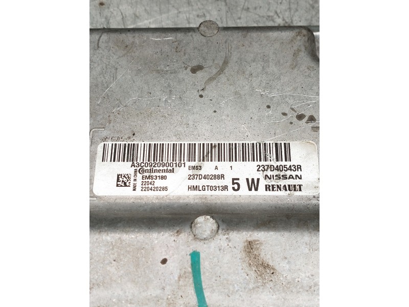 Recambio de centralita motor uce para dacia spring referencia OEM IAM 237D40543R A3C0920900101 