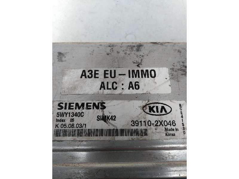 Recambio de centralita motor uce para kia rio 1.3 cat referencia OEM IAM 5WY1340C 391102X046 SIMK42