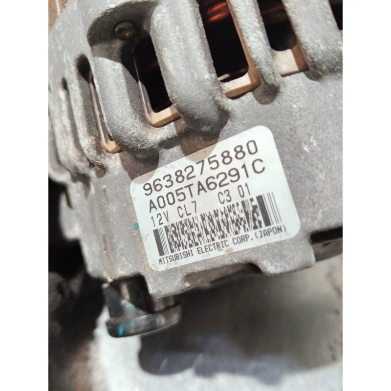 Recambio de alternador para citroen c15 1.9 d referencia OEM IAM 9638275880 A005TA6291C 