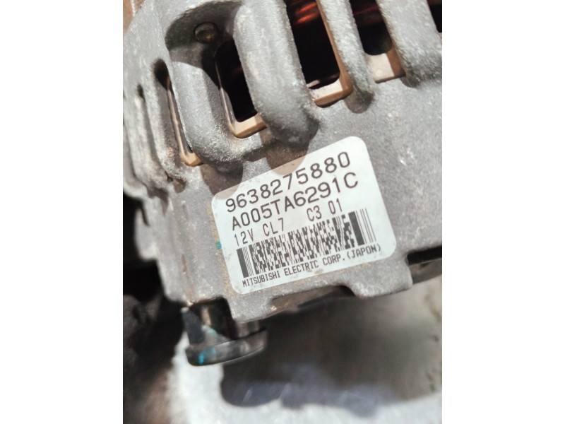 Recambio de alternador para citroen c15 1.9 d referencia OEM IAM 9638275880 A005TA6291C 