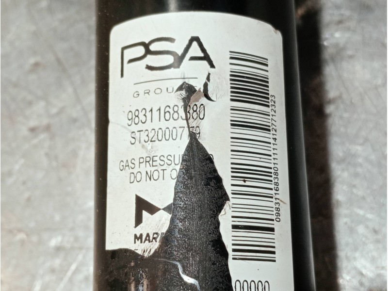 Recambio de amortiguador delantero izquierdo para peugeot 208 (p2) referencia OEM IAM 9831168380 ST32000779 