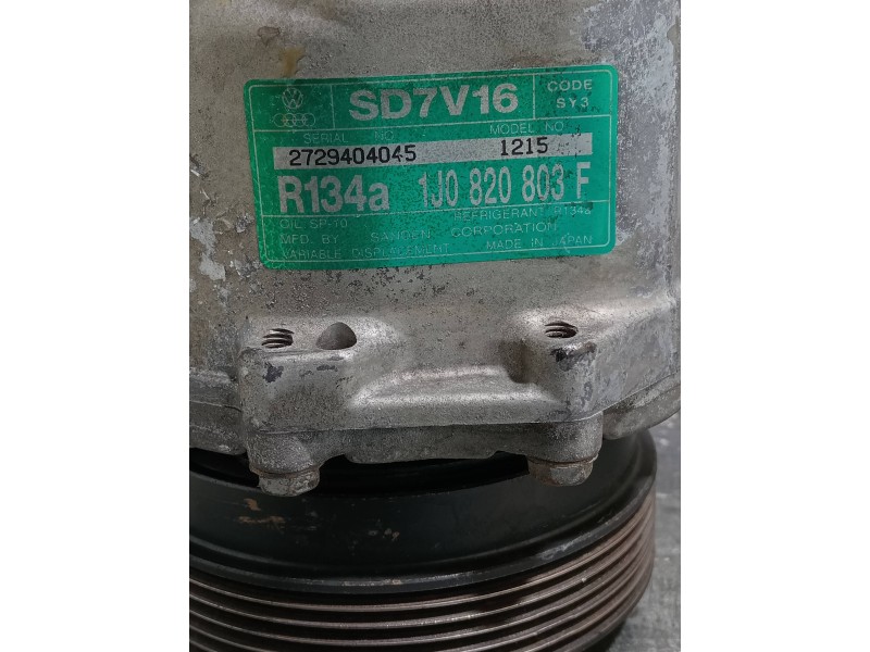 Recambio de compresor aire acondicionado para volkswagen golf iv berlina (1j1) referencia OEM IAM SD7V161215 1J0820803F 