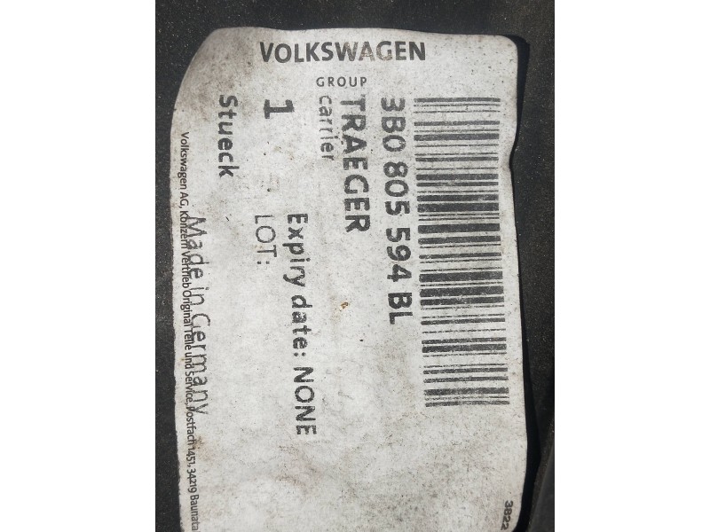 Recambio de panel frontal para volkswagen passat berlina (3b3) referencia OEM IAM 3B0805594BL.  