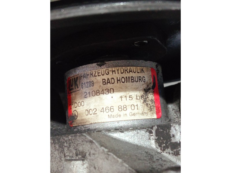 Recambio de bomba direccion para mercedes clase e (w210) berlina diesel 270 cdi (210.016) referencia OEM IAM 0024668801 2108430 