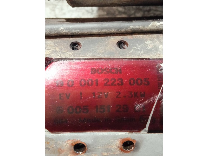 Recambio de motor arranque para mercedes clase e (w210) berlina diesel 270 cdi (210.016) referencia OEM IAM 0051512901 000122300