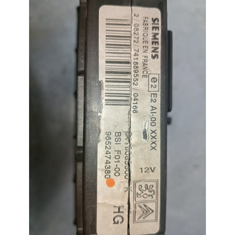 Recambio de caja reles / fusibles para citroen c3 referencia OEM IAM 9652474380  