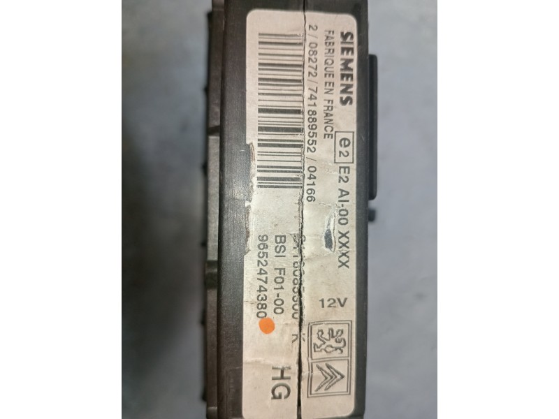 Recambio de caja reles / fusibles para citroen c3 referencia OEM IAM 9652474380  