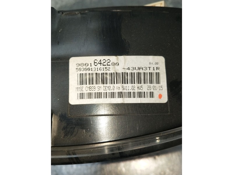 Recambio de cuadro instrumentos para peugeot partner kasten referencia OEM IAM 5550013101045830813161529801642280  