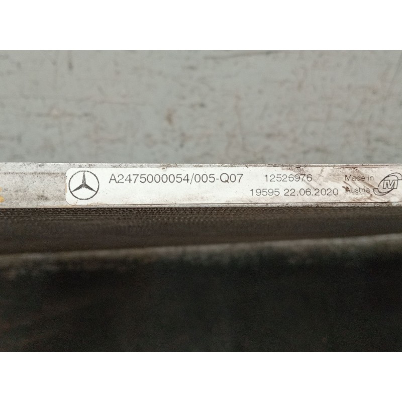 Recambio de condensador / radiador aire acondicionado para mercedes-benz clase gla (bm 247) referencia OEM IAM A2475000054  