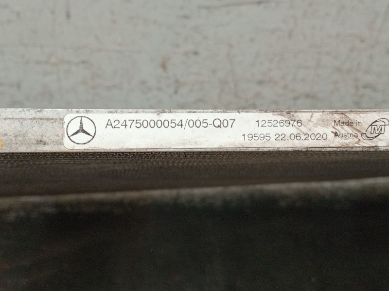 Recambio de condensador / radiador aire acondicionado para mercedes-benz clase gla (bm 247) referencia OEM IAM A2475000054  