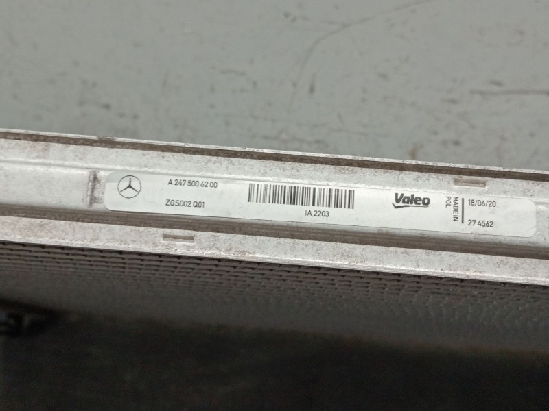 Recambio de intercooler para mercedes-benz clase gla (bm 247) referencia OEM IAM A2475006200  