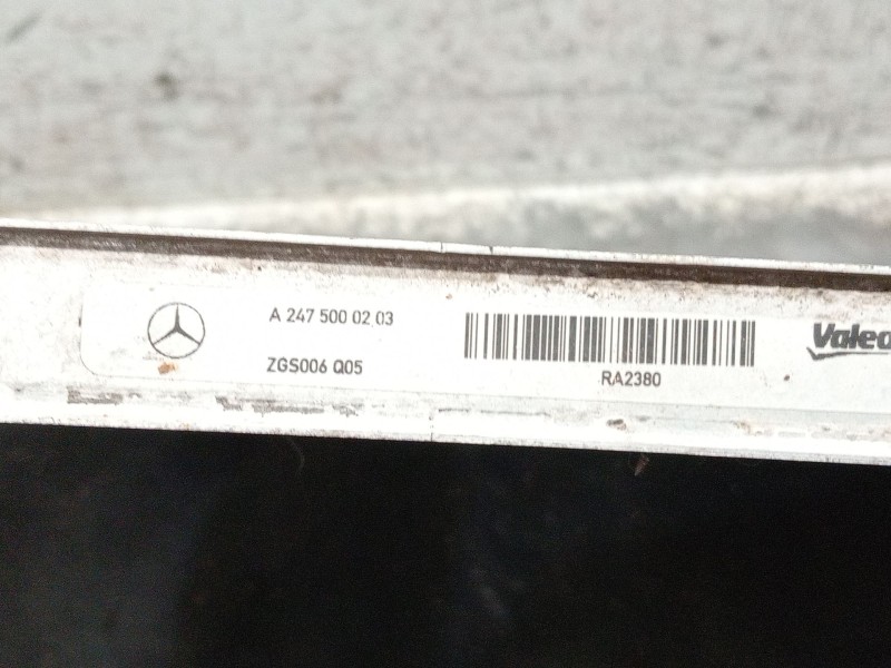 Recambio de radiador agua para mercedes-benz clase gla (bm 247) referencia OEM IAM A2475000203  