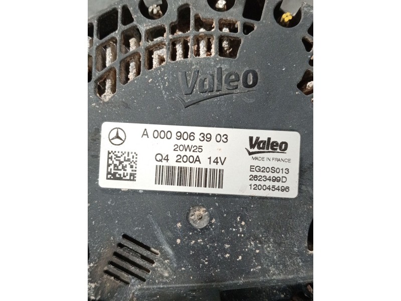 Recambio de alternador para mercedes-benz clase gla (bm 247) referencia OEM IAM A0009063903/EG20S013/2823499D  