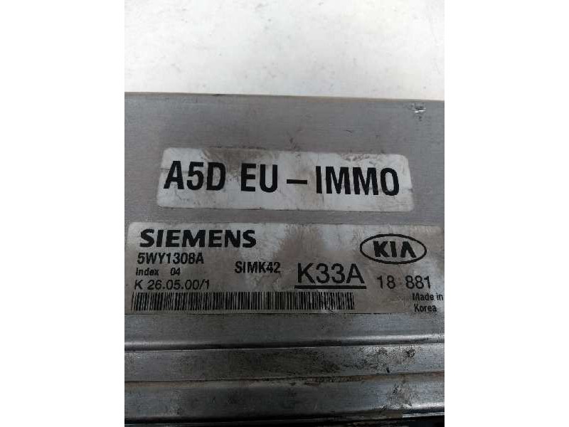 Recambio de centralita motor uce para kia rio 1.5 cat referencia OEM IAM 5WY1308A K33A 18881 SIMK42