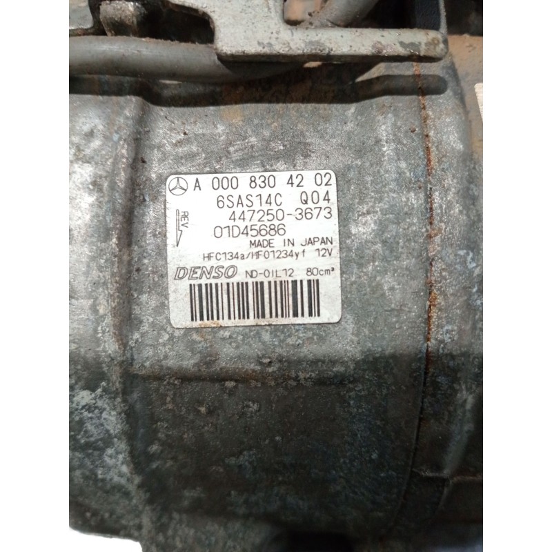 Recambio de compresor aire acondicionado para mercedes-benz clase gla (bm 247) referencia OEM IAM A0008304202 4472503673 