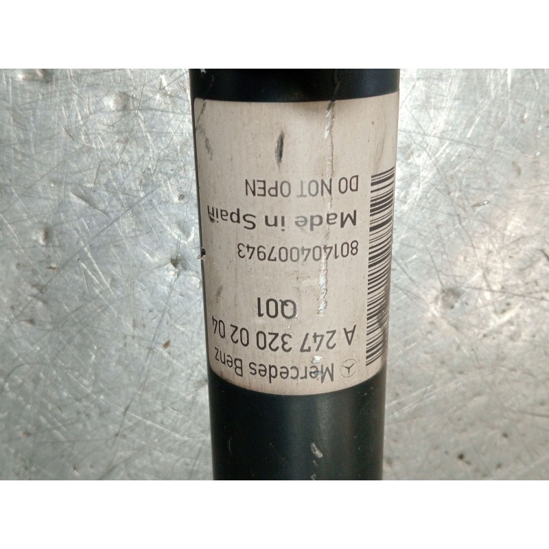 Recambio de amortiguador trasero derecho para mercedes-benz clase gla (bm 247) referencia OEM IAM A2473200204 801404007943 