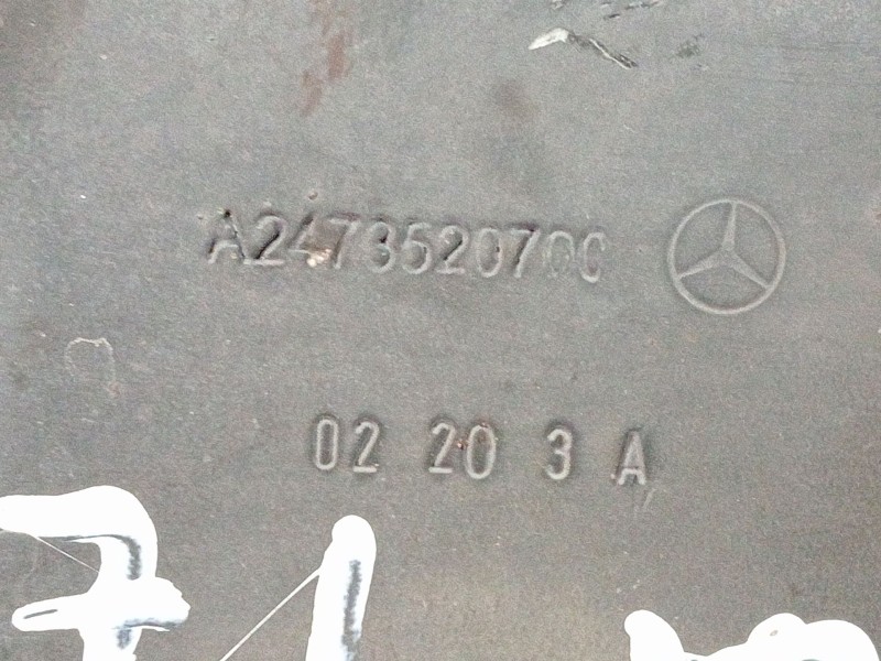 Recambio de brazo suspension inferior trasero izquierdo para mercedes-benz clase gla (bm 247) referencia OEM IAM A2473520700  