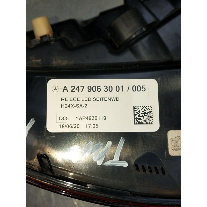 Recambio de piloto trasero derecho para mercedes-benz clase gla (bm 247) referencia OEM IAM a2479063001  