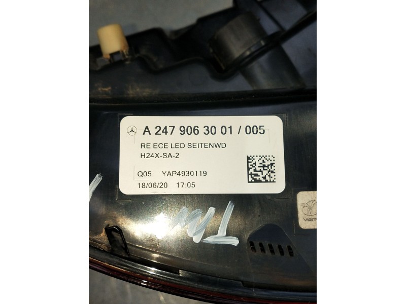 Recambio de piloto trasero derecho para mercedes-benz clase gla (bm 247) referencia OEM IAM a2479063001  