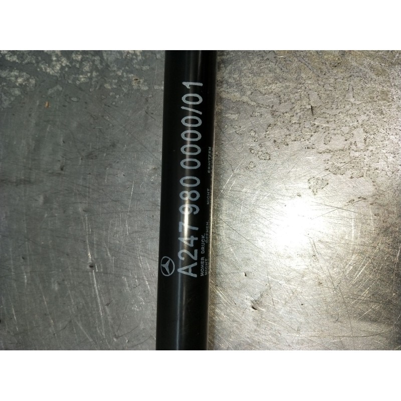 Recambio de amortiguadores capo para mercedes-benz clase gla (bm 247) referencia OEM IAM A247980000019483890210N15720A31  
