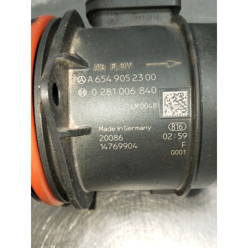 Recambio de caudalimetro para mercedes-benz clase gla (bm 247) referencia OEM IAM A65490523000281006840114769904  