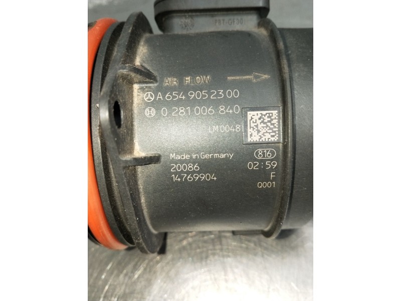 Recambio de caudalimetro para mercedes-benz clase gla (bm 247) referencia OEM IAM A65490523000281006840114769904  