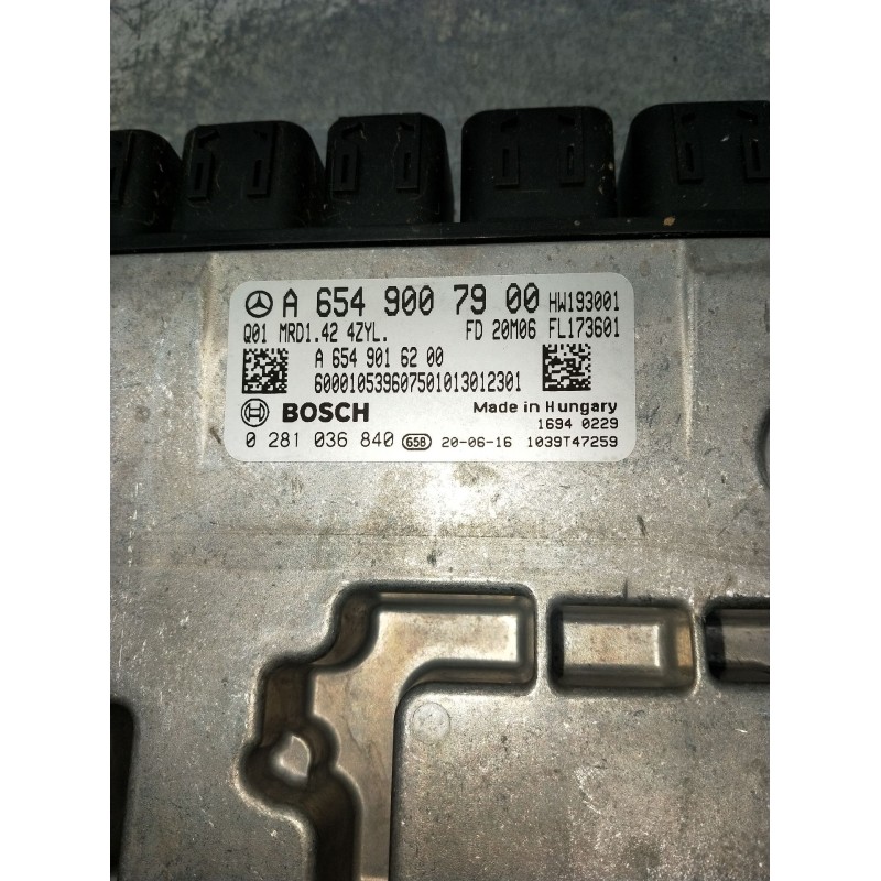 Recambio de centralita motor uce para mercedes-benz clase gla (bm 247) referencia OEM IAM 02810368401039T47259A6549016200A654900