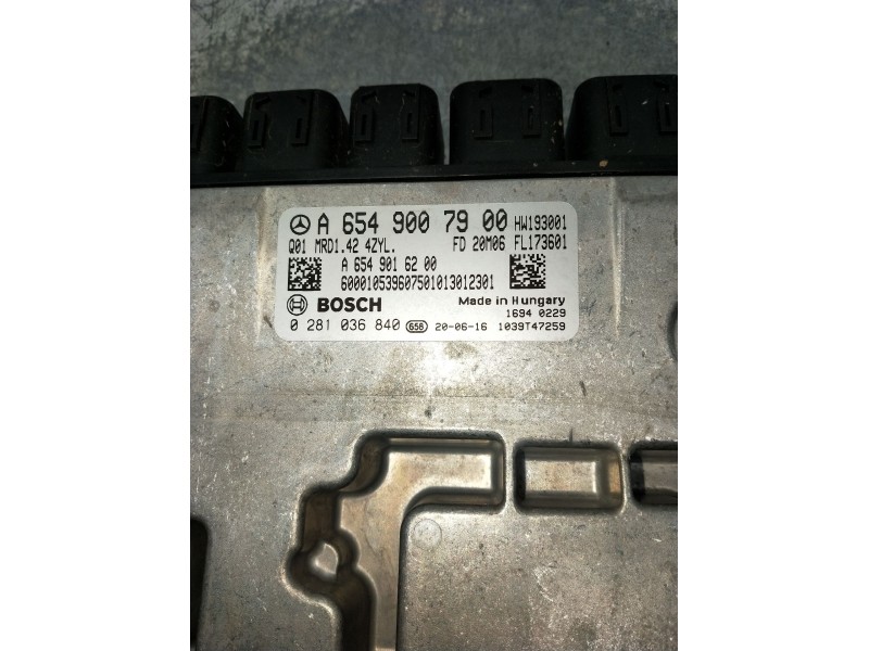 Recambio de centralita motor uce para mercedes-benz clase gla (bm 247) referencia OEM IAM 02810368401039T47259A6549016200A654900
